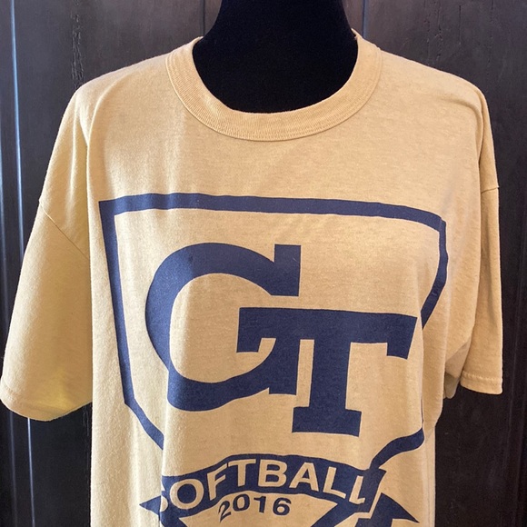 Russell Athlete Georgia Tech Softball T-Shirt - size large - Picture 4 of 10